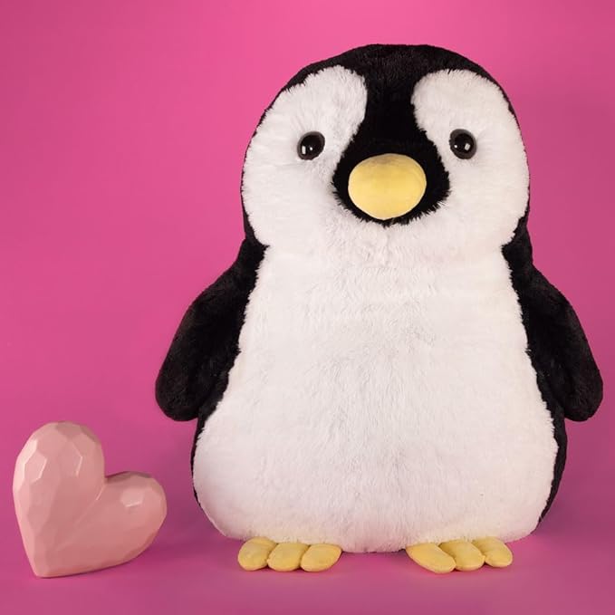 Vermont Teddy Bear Giant Penguin Stuffed Animal - 28 Inches Stuffed Penguin Plush from Giant Cuddle Collection - Fluffy, Collectible Plushies for Kids & Adults - Crafted in The USA