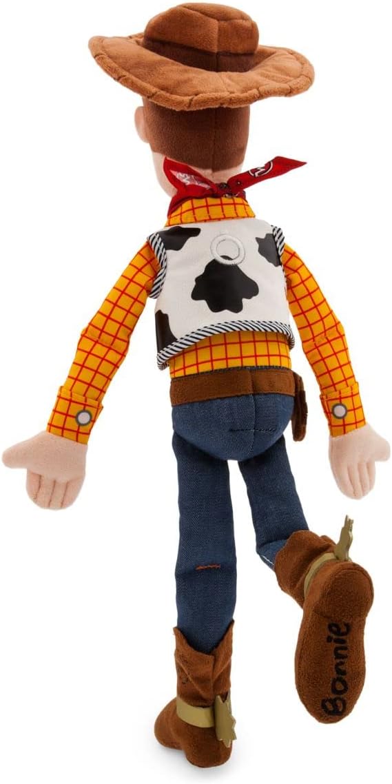 DISNEY STORE Official Toy Story Plush, Woody, Iconic Cuddly Toy Character with Embroidered Eyes and Soft Plush Features, Suitable for All Ages