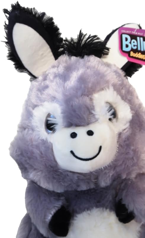 Nanco Belly Buddy 10 inch Donkey Plush Stuffed Animal. Soft, Adorable, and Cuddly Toy. Fun Toy for Children of All Ages.