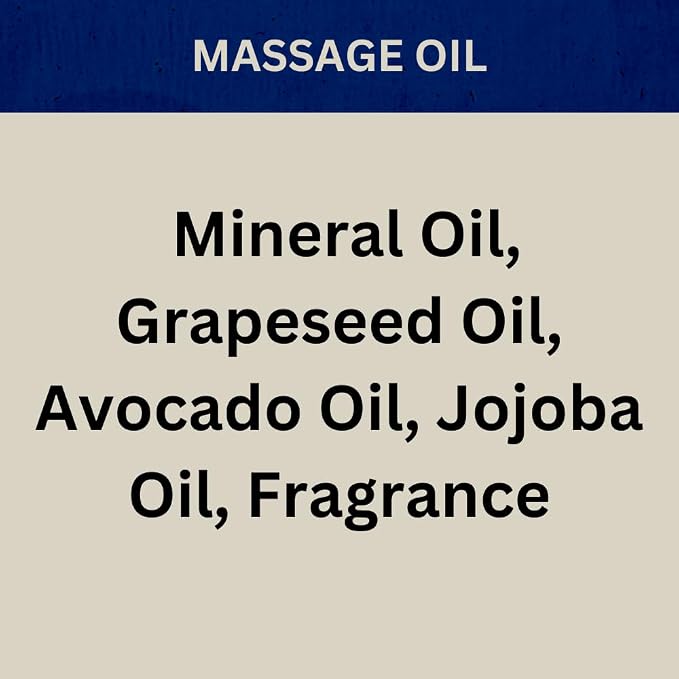 Payden's Cobalt Cardamom Sandalwood & Leather for Men Scented Massage Oil, 12 Oz
