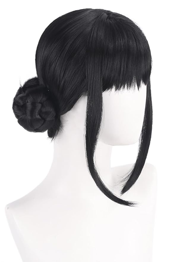 Anime Cosplay Wig Black Halloween Party Costume Wig