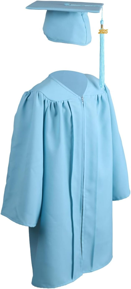 OSBO GradSeason Unisex Matte Kindergarten Graduation Gown Cap Tassel Set 2025