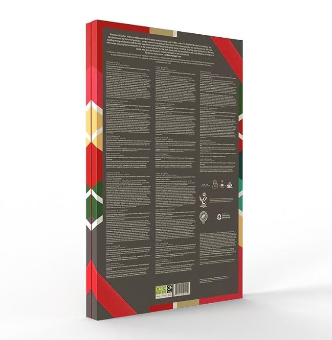 NEW Taylors of Harrogate Holiday Tea Advent Calendar 2025 Gift Set – 24 Days, 48 Tea Bags – Countdown to Christmas with Premium British Teas