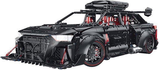 39023 Travel Sports Car 1:8 Building Blocks Set, 4198 Pieces MOC Racing Model, Challenging STEM Project - Super Car Construction Collection Set for Adults