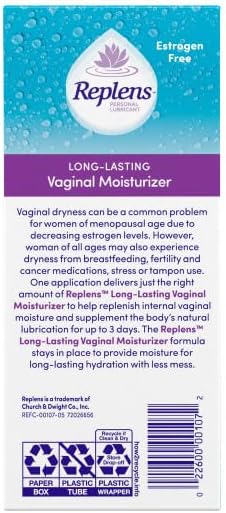 Replens Long-Lasting Vaginal Moisturizer with Reusable Applicator, 14 Count - 4 Pack