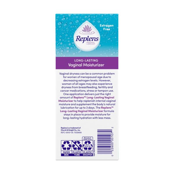 Replens Long-Lasting Vaginal Moisturizer - 14 ct, Pack of 6