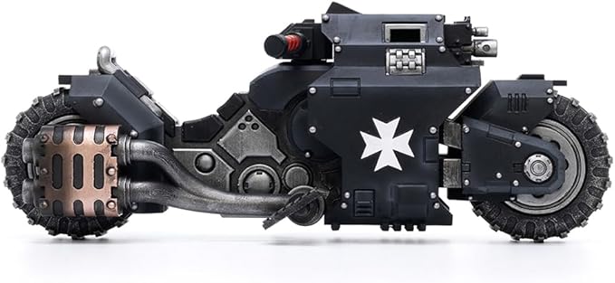 JOYTOY Action Figure 1/18 Warhammer 40,000 Space Marines Black Templars Outriders Collection Model Birthday Gifts