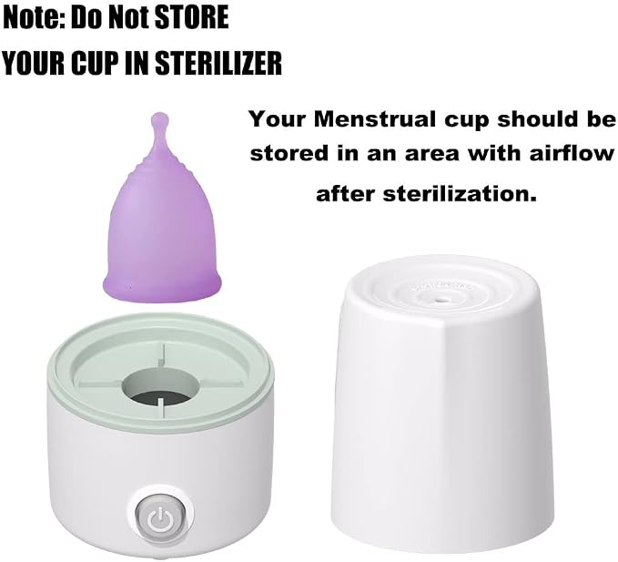 Menstrual Cups Steamer Machine High Temperature Wash Your Cup 99.9% Dirty 8 Minutes (Model Five)