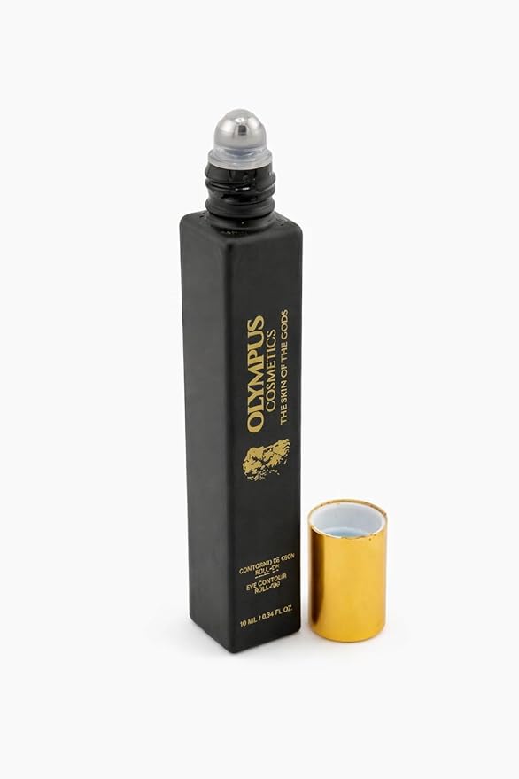 OLYMPUS Eye Contour Roll-On for Men – Caffeine & Eyeseryl Technology – Reduces Under Eye Bags & Dark Circles – Cooling, Fast Absorbing – 10ml