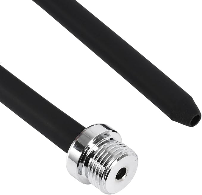 Silicone Nozzle Enema ASilicone Nozzle Enema Attachment Reusable Douche Black Hose Nozzle (39.37 in)