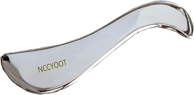 Gua sha Tool gua sha Stainless Steel iastm Tool Gussha Massage Tool Muscle Scraping Tool for Soft Tissue Therapy and Reduce Arms,Back, Legs, Neck Muscle Pain(SSB)………