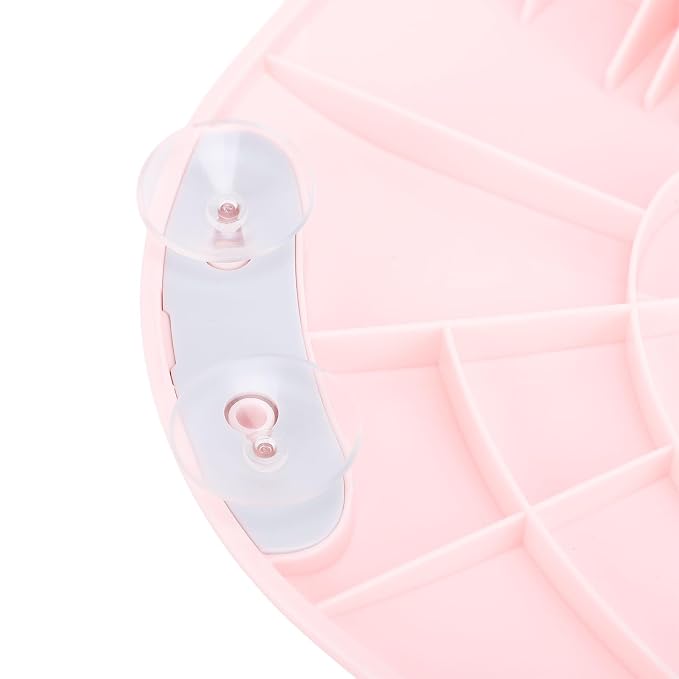 Folding Travel Potty Training Seat for Toddlers, Foldable Toilet Seat Cover with Non Slip Suction Cup (Roseate)