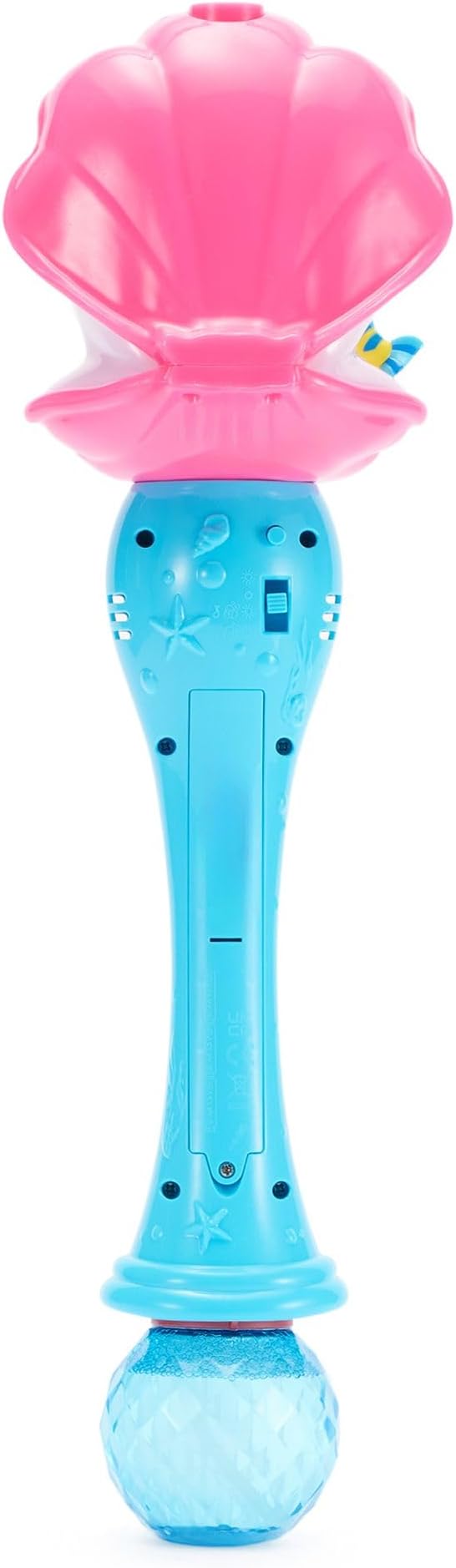Disney Store Official The Little Mermaid Ariel & Flounder Light & Sound Bubble Wand - Interactive LED Toy, Perfect for Kids & Fans - Ideal for Outdoor Play & Parties, Durable and Safe
