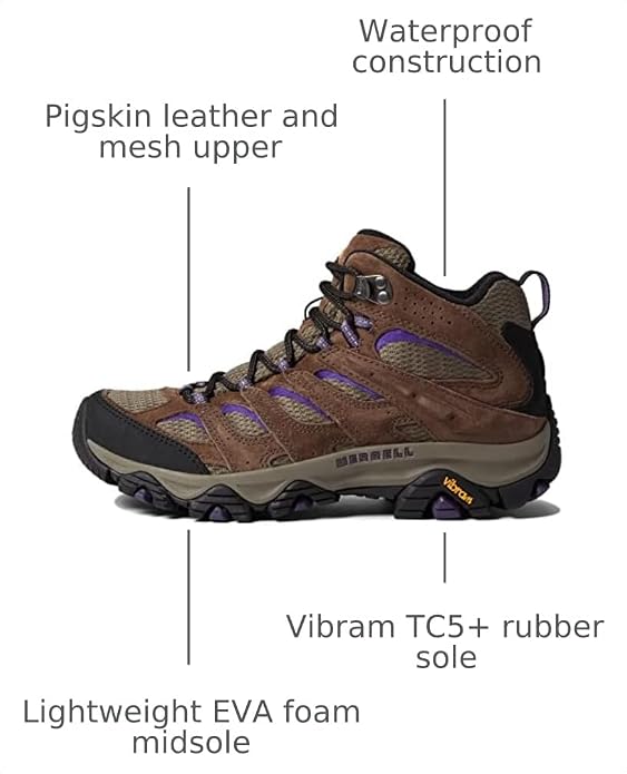 Merrell Women's Moab 3 Waterproof Hiking Shoe