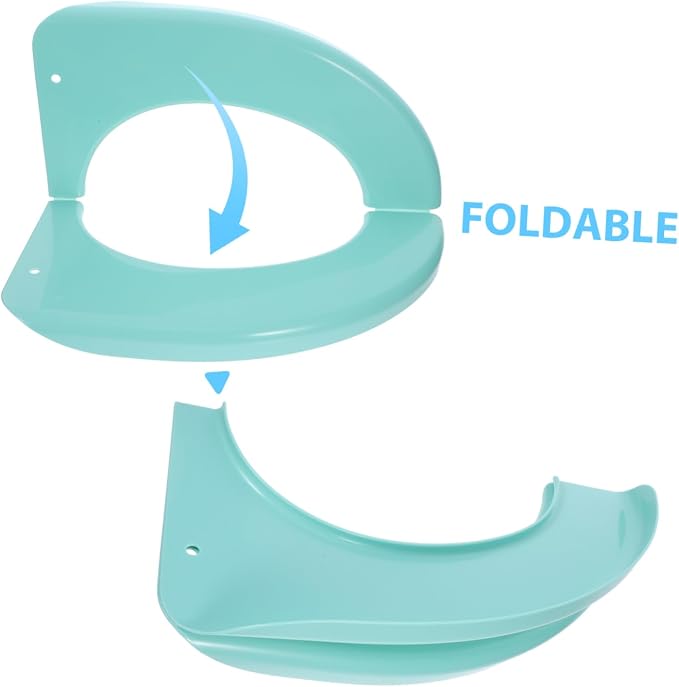 1pc Folding Potty Seat Cover for Potty Training Portable Toilet Training Seat Plastic Cushion for Home Travel Use