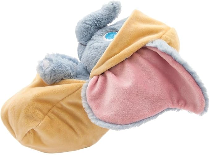 DISNEY STORE Babies Collection: Dumbo Plush in Swaddle with Detailed Plush Features - Official Soft Toy - Stuffed Animals for Babies - Perfect for Fans & Kids