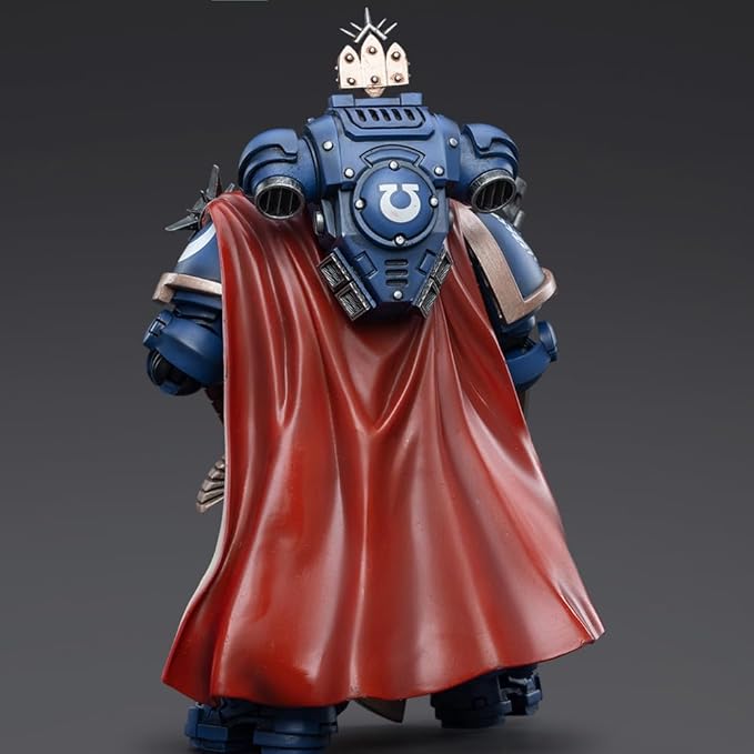 JOYTOY Warhammer 40k 1/18 Action Figure Ultramarines Captain with Master Crafted Heavy Bolt Rifle Collection Model 5 inch