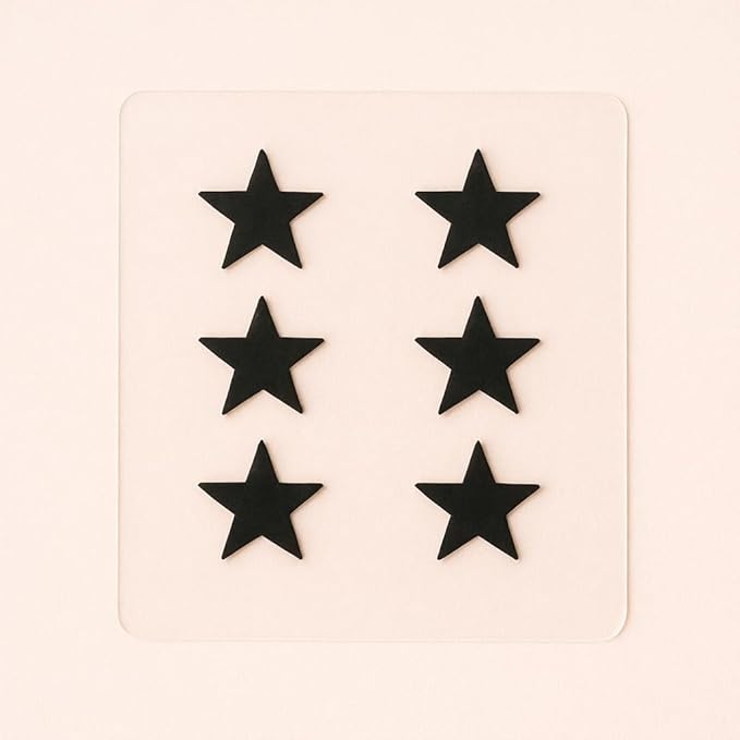 Pimple Patches Hydrocolloid for Face – Acne Spot Treatment Stickers – Invisible Zit Dots for Breakouts – Day & Night – 24 Count – DOTTI (Black Star)
