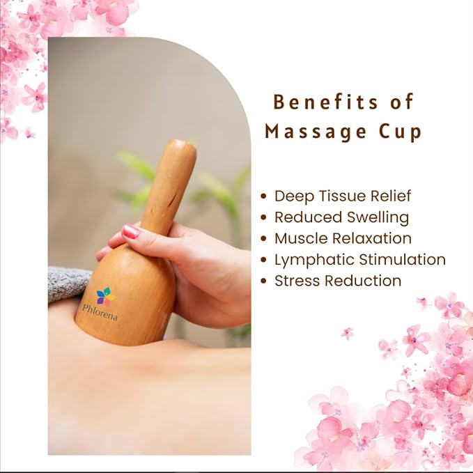 Wood Therapy Massage Cup - Wood Therapy Massage Tools for Body Shaping - Muscle Pain Relief - Cellulite Reduction
