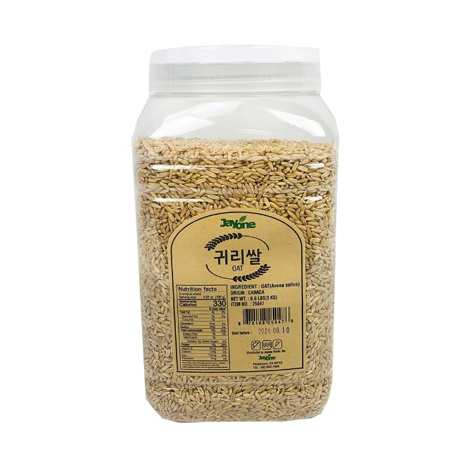 Jay One 7 Grains Mixed Pack for White Rice (1 pack, Dried Whole Oat 6.6lbs)