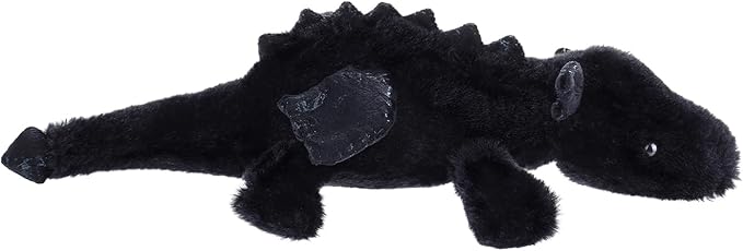 Apricot Lamb Toys Plush Black Lying Dragon Dinosaur Stuffed Animal Soft Cuddly Perfect for Child (Black Dragon,15 Inches)