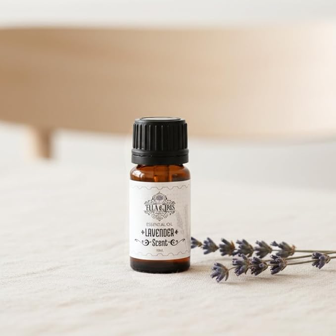 Ella & Iris Home Lavender Essential Oil 40/42, 10ml – Aromatherapy Diffuser Oil for Home, Massage, DIY Blends & Everyday Reset Moments