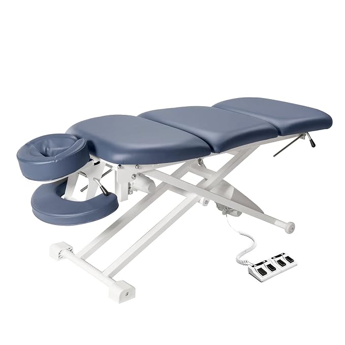Master Massage 30" TheraMaster 4 Section Powerlift Royal Blue