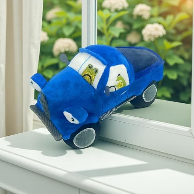 New Blue Car Plush Stuffed Toy, Cute Plush Toy Decoration Gift