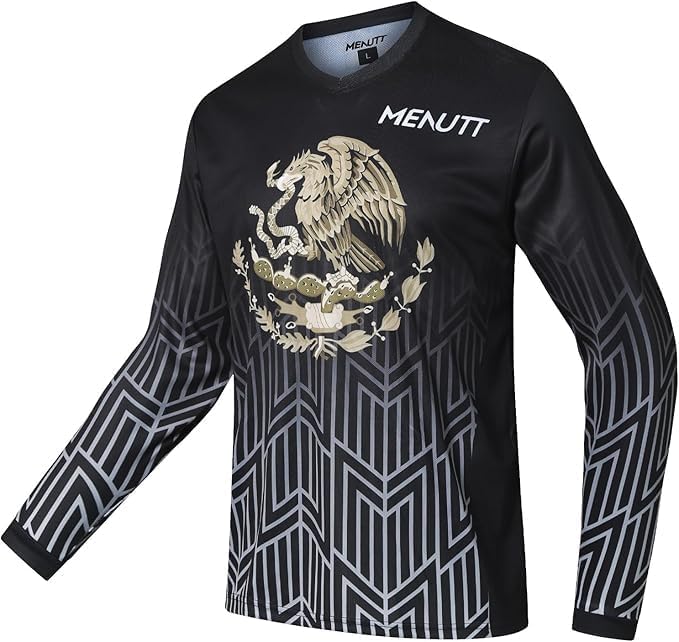 Kids Cycling Jersey Downhill Shirts for Girls Boys Clothing Long Sleeve Powersports Bike Child Mexico Bicycle MTB Tops