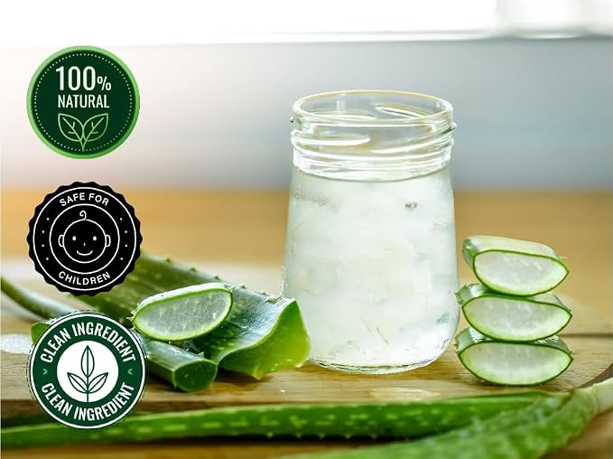 Aloe Vera Oil – 32 fl oz | Bulk Carrier Oil for Skin, Hair & Massage | Natural Moisturizer for Aromatherapy, DIY Skincare & Body Care | Packaged in White Plastic Jug