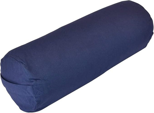 YogaDirect Supportive Round Cotton Yoga Bolster