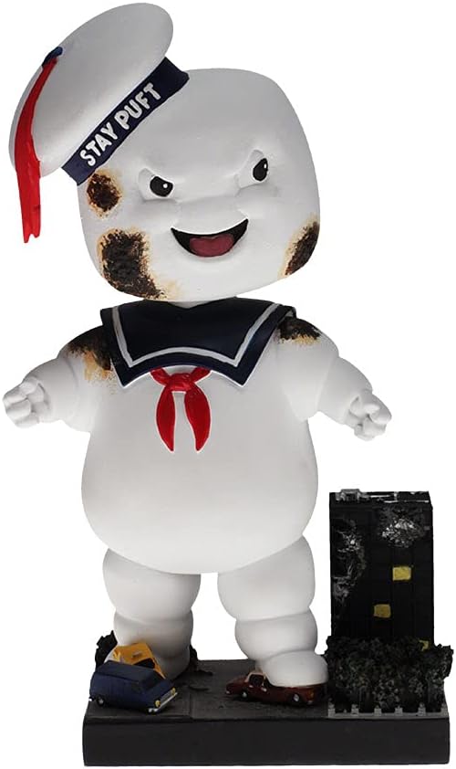 Royal Bobbles Ghostbusters Classic Stay Puft Collectible Bobblehead Statue - Scorched Variant