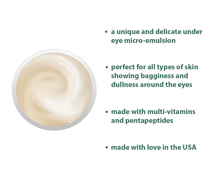 Raya Microsilk-C Cream (407) | Gentle Treatment for the Under-Eye Area | Brightens, Revives Fatigue, and Tones Under the Eyes | Helps Reduce Puffiness, Lines, and Wrinkles