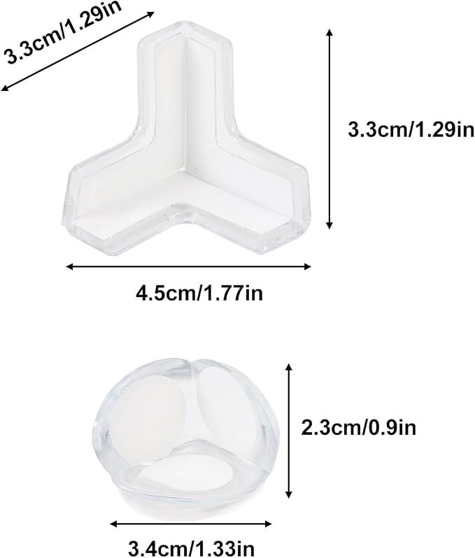 24 Pack Corner Guards Corner Protectors for Baby，Table Corner Protectors for Baby，Furniture Guards，Baby Proof Corner Protectors to Cover Sharp Furniture