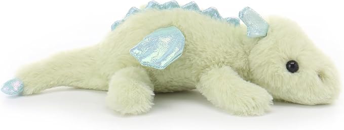 Apricot Lamb Matcha Lying Dragon Stuffed Animals for Kids, Soft Cute Plush Toys for Baby Girl and Boy, 11 Inches