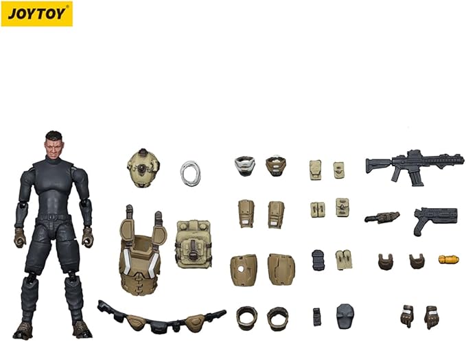 JOYTOY Battle for The Stars Action Figure 1/25 Fear XS-01 Night Raid Type-Pilot-Fear XS-02-Fear XS-03 Assault Type-Pilot 3PCS Collection Models Birthday Gifts