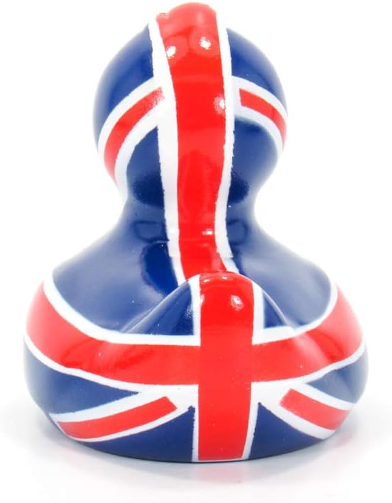 Brit (mini) Rubber Duck Bath Toy by Bud Duck | Elegant Gift Packaging - "British and proud!" | Child Safe | Collectable