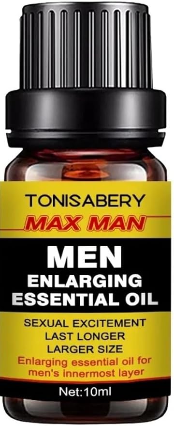 MAX Man, Massage Oil for Men 10ml (Yellow) Male Enhancement Men's Re-Vitalize Enlargement Cream (1)