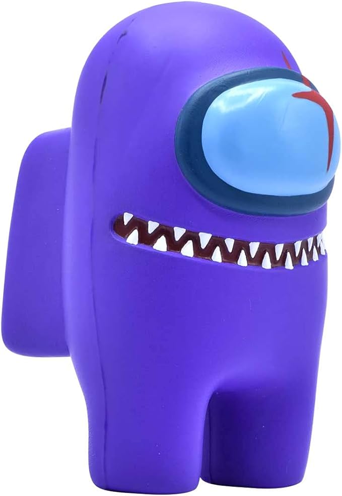 Among Us Mega SquishMe – 7″ Purple Imposter Squishy Toy – Official Slow-Rise Stress Relief for Kids & Gamers