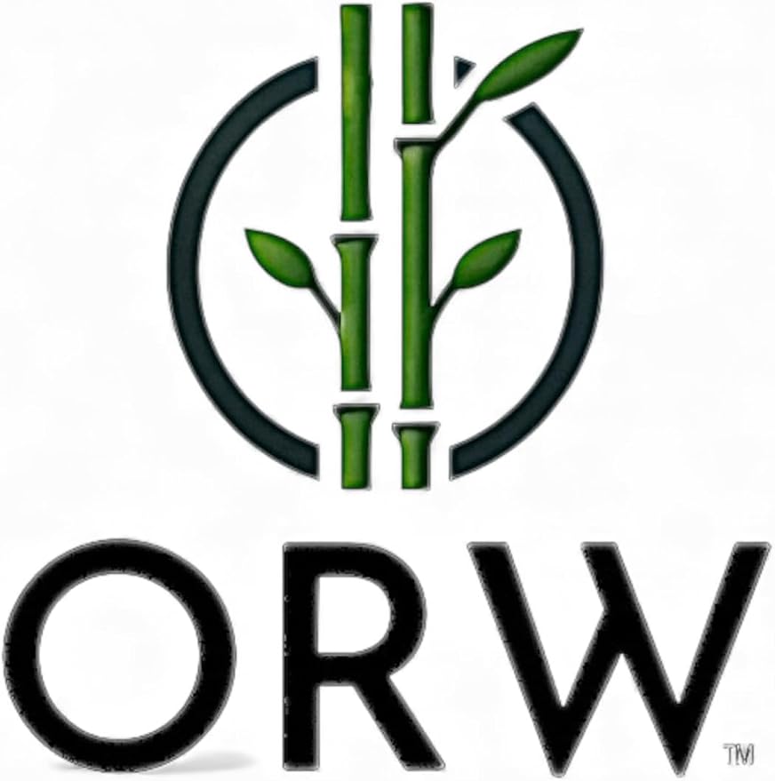 ORW Non Slip Hot Yoga Mat with Carrying Strap - Grip Surface & Natural Rubber Base, REACH Tested, Home & Studio Practice