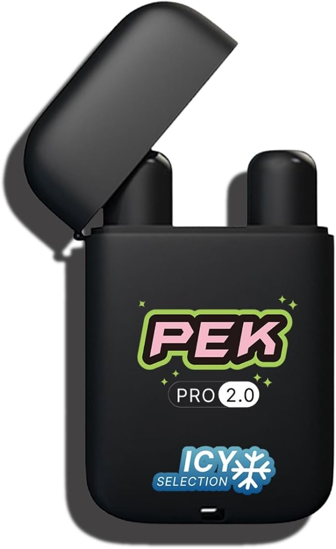 PEK Nasal Stick - Strong Cooling Menthol Inhaler for Energy & Focus | Aromatherapy Nasal Inhaler with Natural Essential Oils | Portable Dual-Nostril Mood Boost | Energy Flavor (Watermelon)