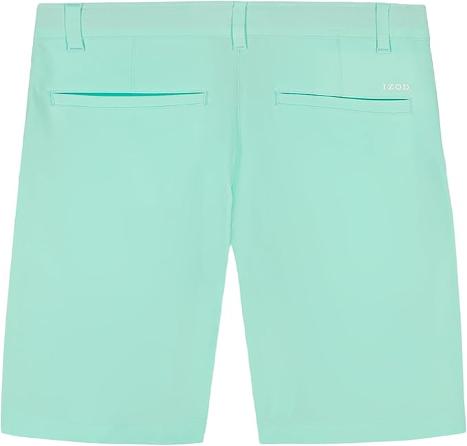 Izod Boys' Performance Golf Swingflex Stretch Straight Fit Short