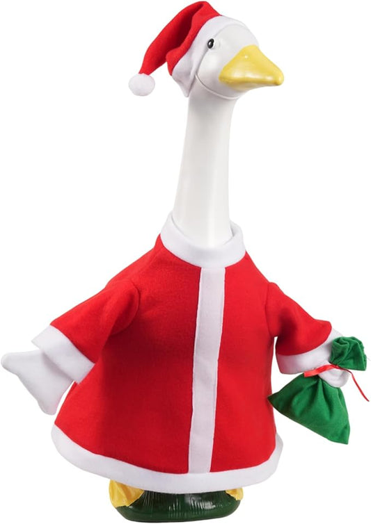 Christmas Goose Outfit for 23" Lawn Goose