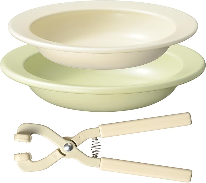 Wahei Freiz RB-3711 Heat Resistant Cooking Plate, Plate Pan, 7.9/8.7 inches (20/22 cm) Set, Dish-like Frying Pan, Gas, IH, Oven, Dishwasher Safe, Special Ceramic Treatment, PFOA/PFOS Free, Hetta