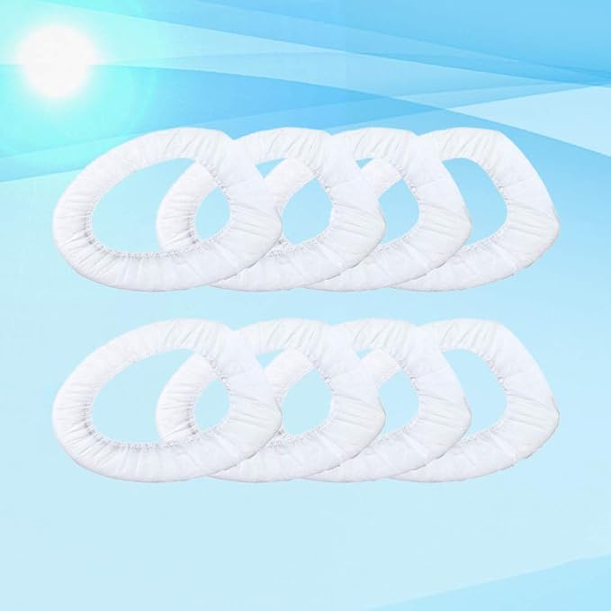 50pcs Disposable Toilet Seat Covers Non Woven Potty Seat Cushion Pads Protection for Home Hotel Outdoor Travel