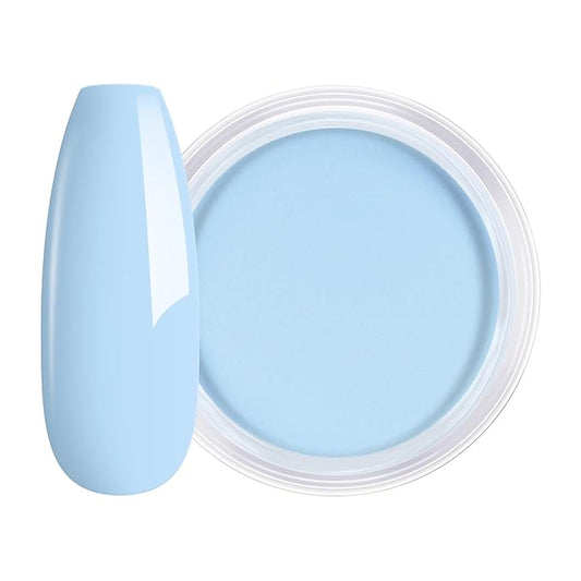AILLSA Light Blue Nail Dipping Powder 1 Oz | Dip Powders Colors for DIY Manicure Salon at Home Easy to Use Nail Powder for Valentine's Day Gift