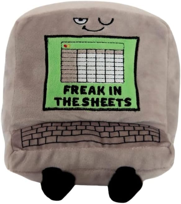 Punchkins Hilarious Plushie, Funny Collectible for Adults, Unique Desk Decor, Gag Gift for Grown Ups, Freak in The Sheets