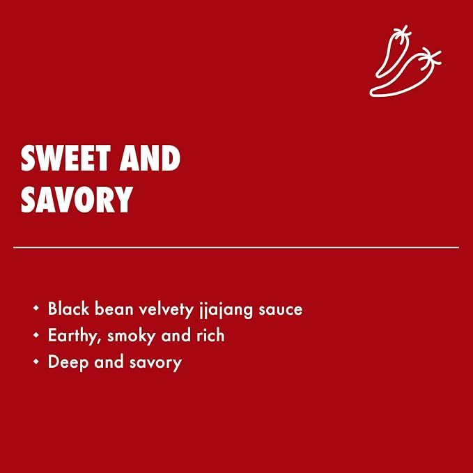 Surasang Jjajang Tteokbokki, Non-Spicy Instant Korean Rice Cakes Bowl | Sweet & Savory Black Bean Sauce, Microwaveable Cups, Korean Street Food, Made in Korea, Pack of 6