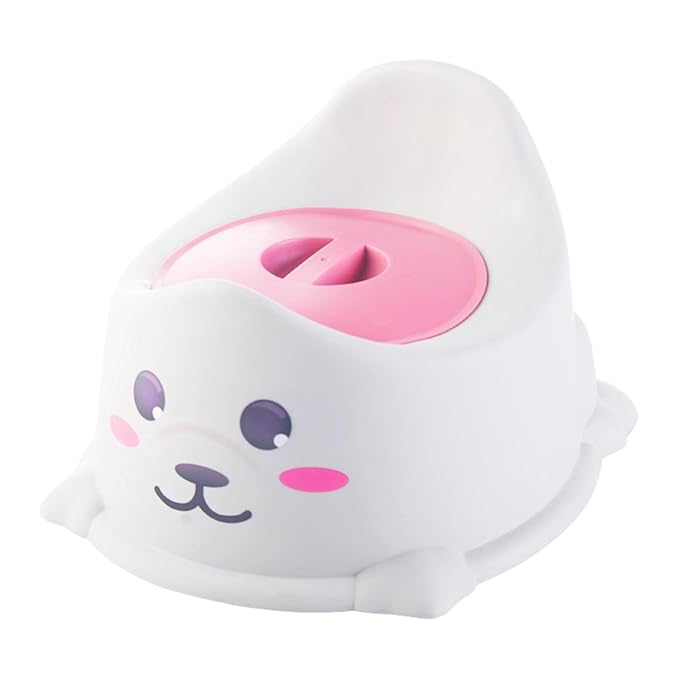 Baby Portable Potty Chair for Toilet Training, 10.2 x 11.8 x 7.5 in Travel Potty Seat with Lid for 1-6 Years, Gray