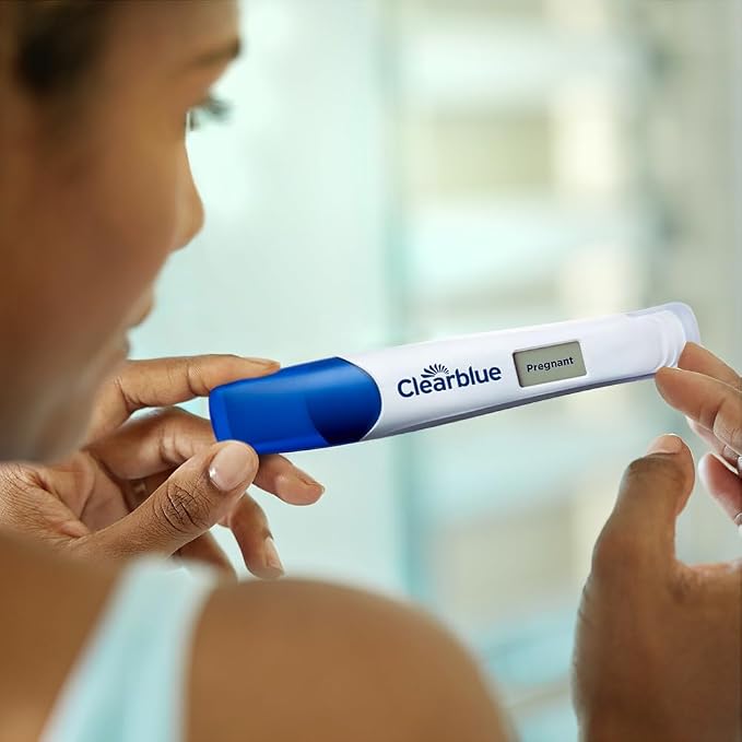 Clearblue Early Digital Pregnancy Test, Early Detection at Home Pregnancy Test, 5 Ct (Pack of 12)